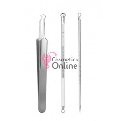 Instrument pentru tratamente cosmetice - CIS039, set 3 bucati + Cutie Cadou